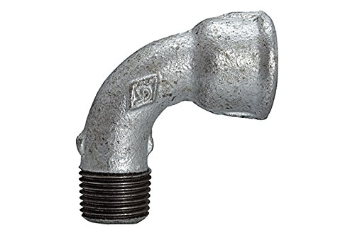 RIEGLER 112840-TFB 1A-10 Bogen 1a, kurz, 90°, IG/AG, Rp/R 1, schwarzer Temperguss, 1Stk von Riegler