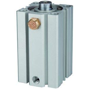 RIEGLER 115193-12.EM.40010 Kurzhubzylinder »ASQ« einfachwirkend, Kolben-Ø 40, Hub 10, G 1/8, 1Stk von Riegler