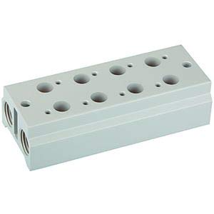 RIEGLER 116224-5510.03-38 Mehrfach-Grundplatte, 3/2-Wegeventile, 3 Positionen, G 1/4, G 3/8, 1Stk RIEGLER 116224-5510.03-38 Mehrfach-Grundplatte, 3/2-Wegeventile, 3 Positionen, G 1/4, G 3/8, 1Stk von Riegler