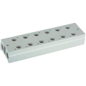 RIEGLER 116232-5510.06-18 Mehrfach-Grundplatte für 3/2-Wegeventile, 6 Positionen, M5, G 1/8, 1Stk RIEGLER 116232-5510.06-18 Mehrfach-Grundplatte für 3/2-Wegeventile, 6 Positionen, M5, G 1/8, 1Stk von Riegler