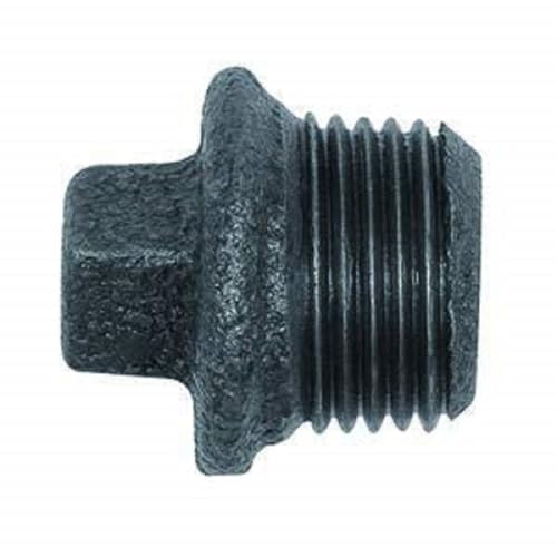 RIEGLER 133790-TFS 290-34-S Stopfen 290, mit Rand, R 3/4 a. Temperguss schwarz, 1Stk von Riegler