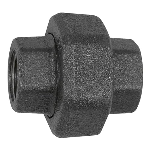 RIEGLER 133812-TFV 330-20-DS Verschraubung 330, flachdichtend, Rp 2, Rp 2, Temperg. schw., 1Stk von Riegler