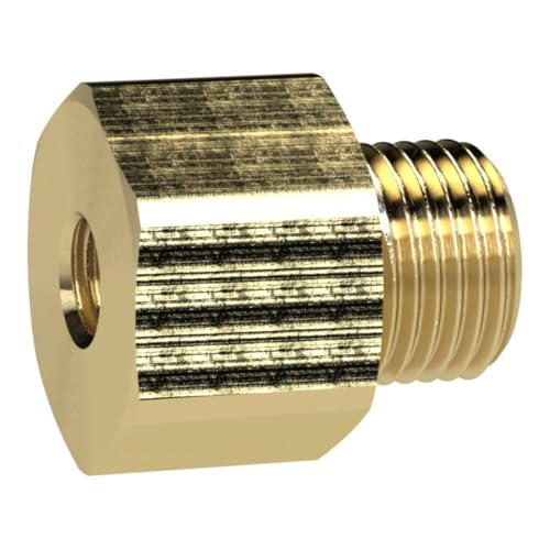 RIEGLER 134705-MS251LM35 Reduziernippel lang, M3 a., M5 i., SW 7, Messing, 1Stk von Riegler