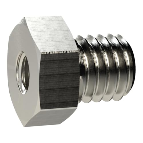 RIEGLER 134737-MSN251KM1410 Reduziernippel kurz, M14x1,5 a., M10x1,0 i., SW 17, Messing vern., 1Stk von Riegler