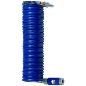 RIEGLER 136359-SP 12-1000DSD Spiralschl.-Kupplung-Set, Sicherheitskpl, Nylon, ø11,8x9,5, 10 m, 1Stk von Riegler