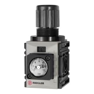 RIEGLER 142405-FUM 7204-KM Druckregler, d. DV »FUTURA-mini«, Kompaktmano, G 1/4, 0,1-4 bar, 1Stk RIEGLER 142405-FUM 7204-KM Druckregler, d. DV »FUTURA-mini«, Kompaktmano, G 1/4, 0,1-4 bar, 1Stk von Riegler