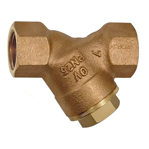RIEGLER 143323-60-3/K-0,6 Schmutzfänger, Rotguss, Gold, Rp 1/2, DN 15, MW 0,6 mm, 1Stk RIEGLER 143323-60-3/K-0,6 Schmutzfänger, Rotguss, Gold, Rp 1/2, DN 15, MW 0,6 mm, 1Stk von Riegler