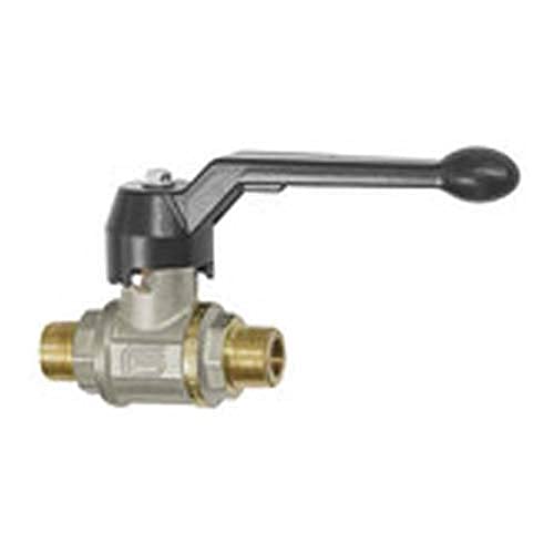 RIEGLER 3351.88 Kugelhahn mit Handhebel, Außen-/Außengewinde, R 1-1/2" Gewinde von Riegler