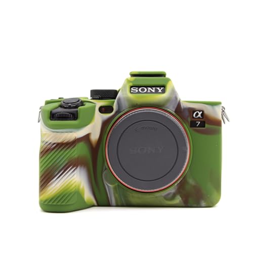 Rieibi Alpha 7 IV Kameratasche, weiche Silikon-Schutzhülle für Sony a7 IV Digitalkamera, leichte Abdeckung für Sony A7IV A7M4 - MC von Rieibi