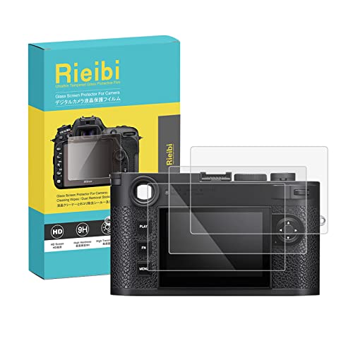 Rieibi Displayschutzfolie für Leica M11 Digitalkamera, 0,33 mm, Härtegrad 9H für Leica M11, Anti-Fingerabdruck, kratzfest, ultraklar, 3 Stück von Rieibi