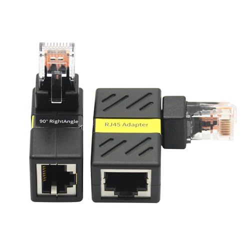 Cat6 Ethernet Adapter: 90+360 Degree Rotation, Gigabit Speed Two-Piece Set Cat6 Ethernet Adapter: 90+360 Degree Rotation, Gigabit Speed Two-Piece Set von Riertostng