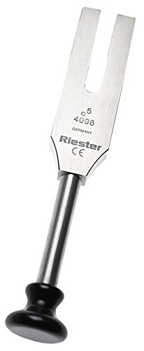 Riester 5173 Stimmgabel mit Fuß, Stahl in Polybeutel, c5 4096 Hz Riester 5173 Stimmgabel mit Fuß, Stahl in Polybeutel, c5 4096 Hz von Riester