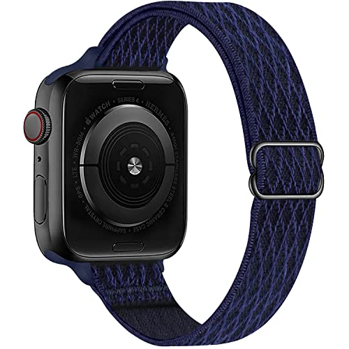 Rifyta für Apple Watch Armband se 38mm/40mm/41mm Nylon, Elastic Dehnbarer Ersatz Armband für iWatch Series 7/6/SE/5/4/3/2/1 Damen von Rifyta