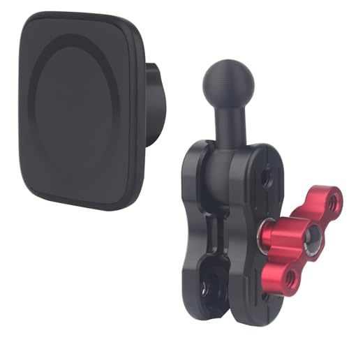 Rigdance Magnetische Handyhalterung für MagSafe iPhones und alle Smartphones – 20 mm Befestigungskugel für Bulletpoint-Montagelösungen (Handyhalterung mit 6,1 cm Reibungsarm) von Rigdance