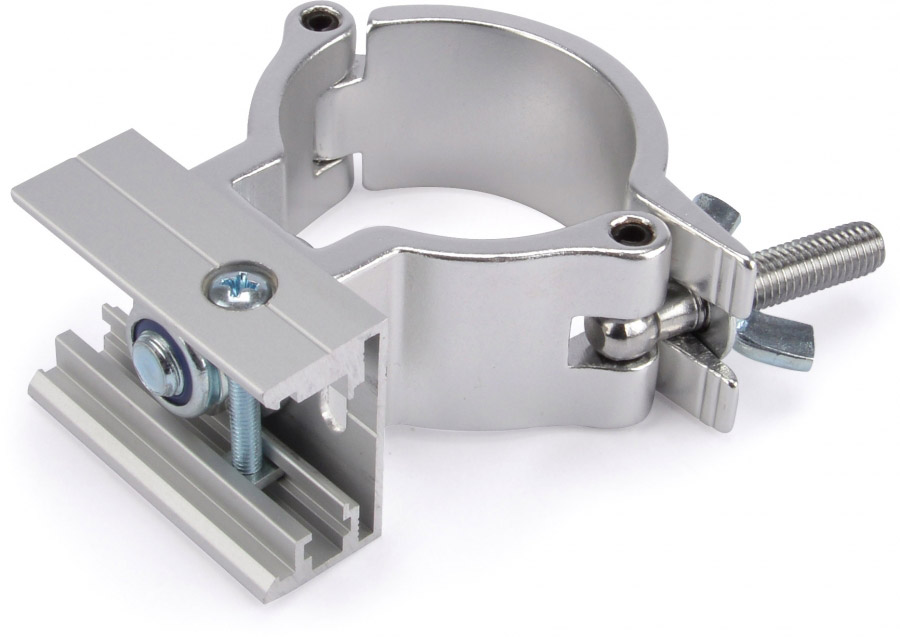 Riggatec Halbschelle für Eutrac 3-Phasenschiene mit Clip (48 - 51 mm) von Riggatec