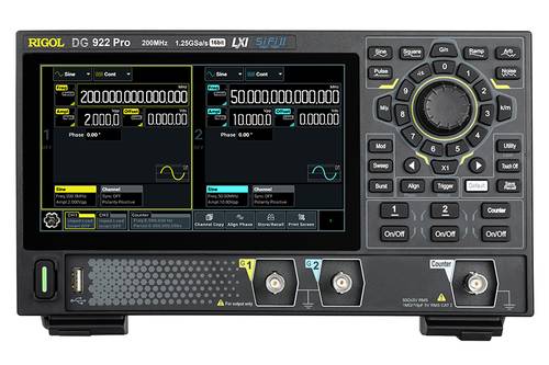 Rigol DG902 Pro Funktionsgenerator netzbetrieben 1 µHz - 70MHz 2-Kanal Sinus, Rechteck, Rampe, Puls Rigol DG902 Pro Funktionsgenerator netzbetrieben 1 µHz - 70MHz 2-Kanal Sinus, Rechteck, Rampe, Puls von Rigol