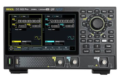 Rigol DG902 Pro Funktionsgenerator netzbetrieben 1 µHz - 70MHz 2-Kanal Sinus, Rechteck, Rampe, Puls von Rigol