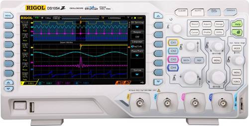 Rigol DS1054Z Digital-Oszilloskop 50MHz 4-Kanal 1 GSa/s 24 Mpts 8 Bit Digital-Speicher (DSO) 1St. von Rigol