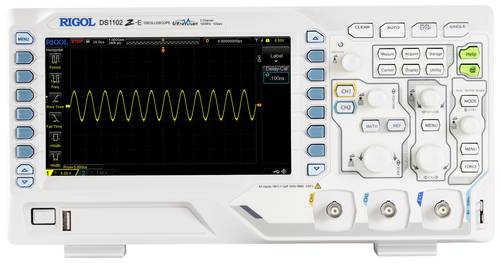 Rigol DS1102Z-E Digital-Oszilloskop 100MHz 2-Kanal 1 GSa/s 24 Mpts 8 Bit Digital-Speicher (DSO) 1St. von Rigol