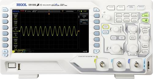 Rigol DS1202Z-E Digital-Oszilloskop 200MHz 2-Kanal 1 GSa/s 24 Mpts 8 Bit 1St. von Rigol