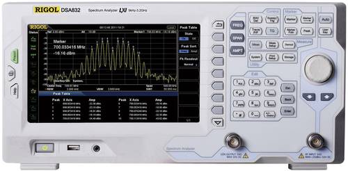 Rigol DSA832-TG Spektrum-Analysator Werksstandard (ohne Zertifikat) 3.2GHz Tracking Generator von Rigol
