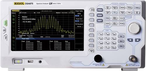Rigol DSA875 Spektrum-Analysator Werksstandard (ohne Zertifikat) 7.5GHz von Rigol
