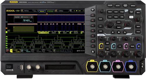 Rigol MSO5204 Digital-Oszilloskop 200MHz 8 GSa/s 100 Mpts 8 Bit 1St. von Rigol