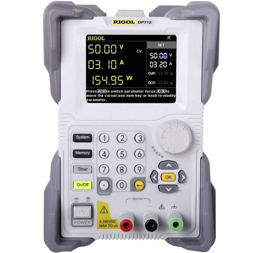 Rigol Rigol DP712 Labornetzgerät, einstellbar 0 - 50 V 0 - 3 A 150 W RS-232 Labor-Netzteil Rigol Rigol DP712 Labornetzgerät, einstellbar 0 - 50 V 0 - 3 A 150 W RS-232 Labor-Netzteil von Rigol