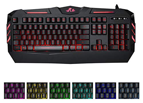 Gaming _ KEYBOARDS RK900 (7 colori singoli) von Rii