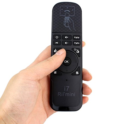 Rii Mini i7 Wireless - Fernbedienung mit Gyro-Maus für Smart TV, Spielkonsolen (Xbox 360 - Xbox ONE), PC (Windows - Mac - Linux), Mini PC und Tablet Android von Rii