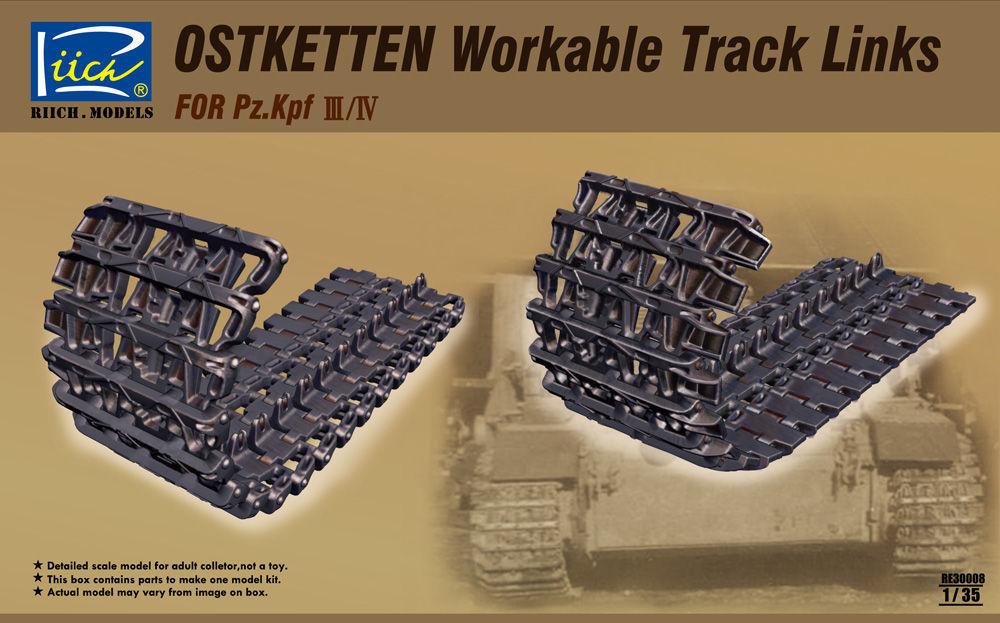Ostketten Workable Track Links for Pz.Kp Kpfw III/IV & StuG III Ostketten Workable Track Links for Pz.Kp Kpfw III/IV & StuG III von Riich Models