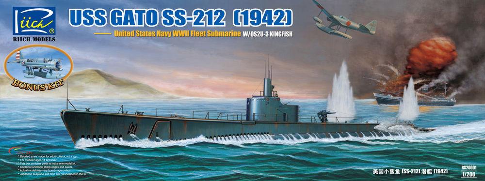 USS Gato SS-212 Fleet Submarine 1942 USS Gato SS-212 Fleet Submarine 1942 von Riich Models