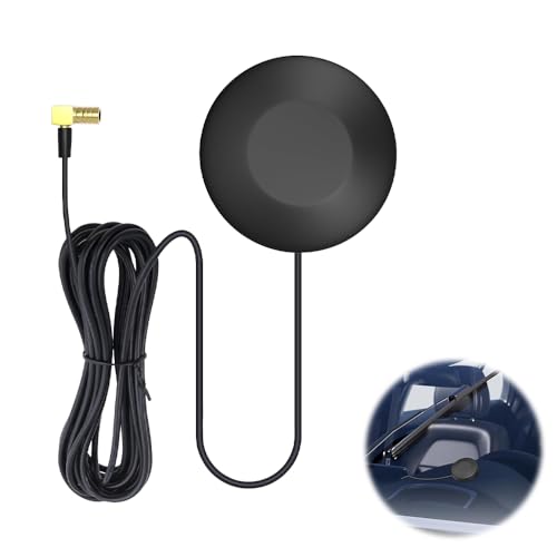 Riisoyu Auto Radio Antenne, DAB Plus Antenne mit 3m Kabel für Pioneer Hohe Signalempfindlichkeit Universal FM Auto Antennen für Fahrzeug Auto LKW SUV Radio Stereo von Riisoyu