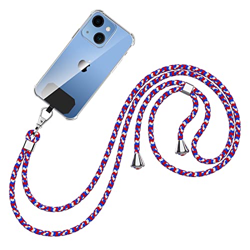 Riisoyu Handykette Universal zum Umhängen für alle Smartphones Necklace,Schlüsselband hülle mit Band Handyschnur,handyhülle mit Band, Schlüsselbänder,mit jeder Hülle kombinierbar für Unterwegs von Riisoyu