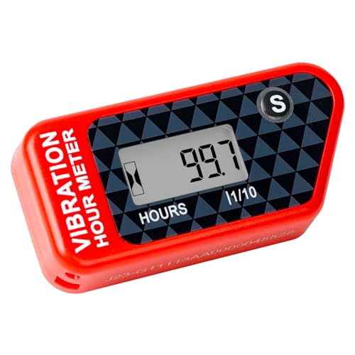 RileyFine Drahtlos Vibration Betriebsstundenzähler Zurücksetzbar Wartung Zeitschaltuhr, Benutzerabschaltung für Rasenmäher Geländemotorrad Motorrad Schifffahrt Hochdruckreiniger, Wasserdicht (red) RileyFine Drahtlos Vibration Betriebsstundenzähler Zurücksetzbar Wartung Zeitschaltuhr, Benutzerabschaltung für Rasenmäher Geländemotorrad Motorrad Schifffahrt Hochdruckreiniger, Wasserdicht (red) von RileyFine