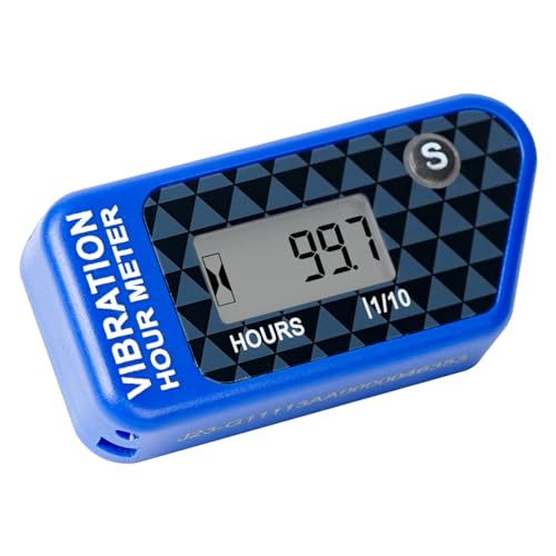 RileyFine Drahtlos Vibration Betriebsstundenzähler Zurücksetzbar Wartung Zeitschaltuhr, Benutzerabschaltung für Rasenmäher Geländemotorrad Motorrad Schifffahrt Hochdruckreiniger, Wasserdicht (blue) RileyFine Drahtlos Vibration Betriebsstundenzähler Zurücksetzbar Wartung Zeitschaltuhr, Benutzerabschaltung für Rasenmäher Geländemotorrad Motorrad Schifffahrt Hochdruckreiniger, Wasserdicht (blue) von RileyFine