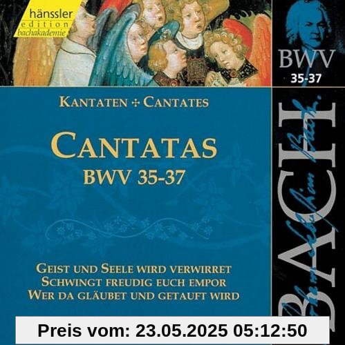 Edition Bachakademie Vol. 12 (Geistliche Kantaten BWV 35-37) von Rilling