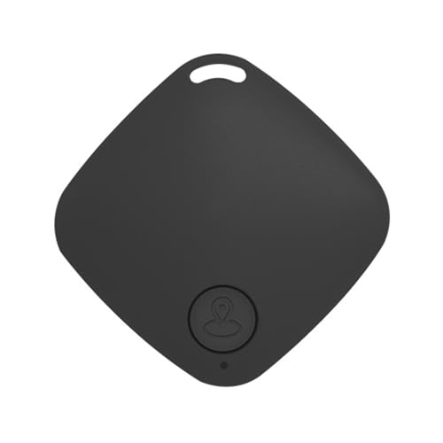 Smart Tracker Tag, Riloer Schlüsselfinder Key Finder, Bluetooth GPS Schlüsselanhänger Kompatibel mit Apple Wo Ist App (I0S NUR), für Schlüssel Brieftasche Telefon und Haustier, Wasserdicht, Schwarz von Riloer
