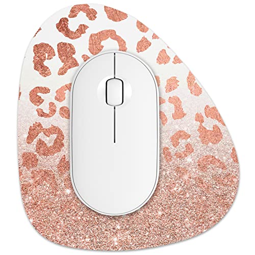 Rimilak Kleines Mauspad 15,2 x 17,8 cm, Unregelmäßiges MiniMauspad mit rutschfester Gummiunterseite, Wasserdicht Kompaktes Mauspad für Laptop Computer Kabellose Maus Tastatur Home Office Reisen, von Rimilak