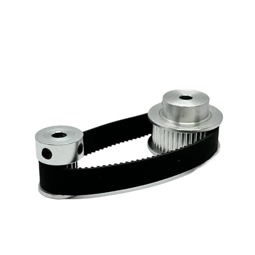 1 gürtel 2GT 2M 40 Zähne 20T GT2 20 Zähne 40T Zahnriemen Pulley Set Gürtel Breite 6mm Bohrung 3~12mm 2:1 Rad Synchron Pulley Gürtel Kit(40T Bore 6.35mm,200mm Bore 3.17mm) von Rimmean