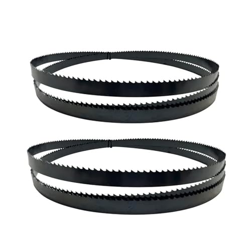 2 Stück Holz-Bandsägeblätter, 80 Zoll X 1/2 Zoll X 6 TPI, For Holzbearbeitungs-Bandsägeblätter For Sears Craftsman 12 Zoll Sägen, 2032 X 13 Mm von Rimmean