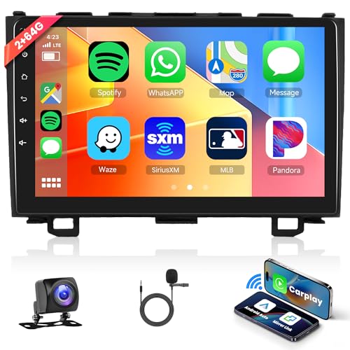 2G+64G Wireless Carplay Android Autoradio 2 Din für Honda CRV CR-V 3 2007-2011 mit Android Auto Navi GPS WiFi 9 Zoll Autoradio mit Mirror Link Bluetooth FM/RDS/DAB/OBD Lenkradsteuerung Rückfahrkamera 2G+64G Wireless Carplay Android Autoradio 2 Din für Honda CRV CR-V 3 2007-2011 mit Android Auto Navi GPS WiFi 9 Zoll Autoradio mit Mirror Link Bluetooth FM/RDS/DAB/OBD Lenkradsteuerung Rückfahrkamera von Rimoody
