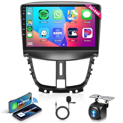 2G 64G Android Autoradio für Peugeot 207 2006-2015 9 Zoll Touchscreen Autoradio mit Wireless Carplay Android Auto Bluetooth Navi GPS Mirror Link FM/RDS/EQ Radio WiFi USB+ Rückfahrkamera 2G 64G Android Autoradio für Peugeot 207 2006-2015 9 Zoll Touchscreen Autoradio mit Wireless Carplay Android Auto Bluetooth Navi GPS Mirror Link FM/RDS/EQ Radio WiFi USB+ Rückfahrkamera von Rimoody