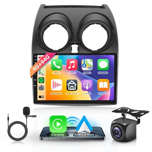 4G+64G Wireless Carplay Android 13 Autoradio 2 Din für Nissan Qashqai J10 2006-2016 9 Zoll Autoradio mit Wireless Android Auto Navi GPS WiFi Mirror Link Bluetooth FM/RDS/32 EQ/SWC Rückfahrkamera 4G+64G Wireless Carplay Android 13 Autoradio 2 Din für Nissan Qashqai J10 2006-2016 9 Zoll Autoradio mit Wireless Android Auto Navi GPS WiFi Mirror Link Bluetooth FM/RDS/32 EQ/SWC Rückfahrkamera von Rimoody