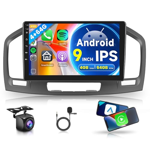 4G+64G Wireless Carplay Android Autoradio 2 Din für Opel Insignia 2008-2013 Buick Regal 2009-2013 9 Zoll Autoradio mit Android Auto Navi GPS WiFi Mirror Link Bluetooth FM/RDS/32 EQ/SWC Rückfahrkamera 4G+64G Wireless Carplay Android Autoradio 2 Din für Opel Insignia 2008-2013 Buick Regal 2009-2013 9 Zoll Autoradio mit Android Auto Navi GPS WiFi Mirror Link Bluetooth FM/RDS/32 EQ/SWC Rückfahrkamera von Rimoody