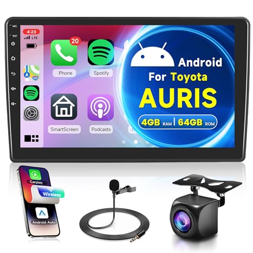 4G+64G Wireless Carplay Android Autoradio 2 Din für Toyota AURIS 2006-2011 10.1 Zoll Autoradio mit Android Auto Navi GPS WiFi Mirror Link Bluetooth FM/RDS Radio 32 EQ Lenkradsteuerung Rückfahrkamera 4G+64G Wireless Carplay Android Autoradio 2 Din für Toyota AURIS 2006-2011 10.1 Zoll Autoradio mit Android Auto Navi GPS WiFi Mirror Link Bluetooth FM/RDS Radio 32 EQ Lenkradsteuerung Rückfahrkamera von Rimoody
