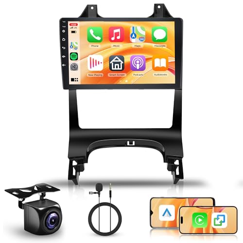 8 Kerne 6+128G Kabellos Carplay Android Autoradio für Peugeot 3008 5008 2009-2016 9 Zoll Touchscreen Radio mit Android Auto Mirror Link Bluetooth FM/RDS/EQ/DSP WiFi GPS Navi Rückfahrkamera von Rimoody