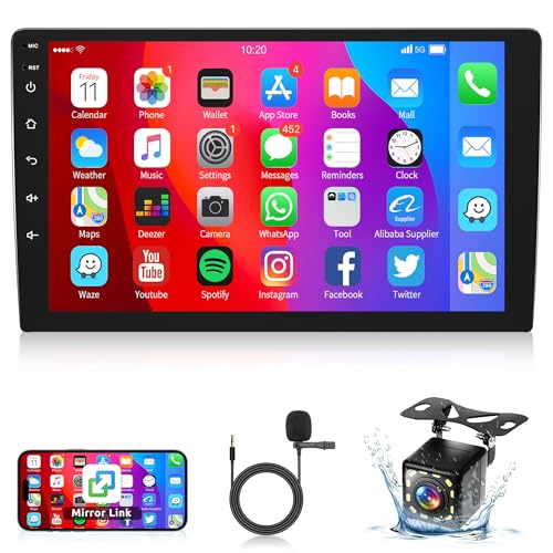 Rimoody Android 13 Autoradio 2 Din mit GPS Navi WiFi IOS/Android Mirror Link 9 Zoll IPS Touchscreen Autoradio mit Bluetooth FM Radio USB/DSP EQ Lenkradsteuerung Rückfahrkamera Mikrofon Rimoody Android 13 Autoradio 2 Din mit GPS Navi WiFi IOS/Android Mirror Link 9 Zoll IPS Touchscreen Autoradio mit Bluetooth FM Radio USB/DSP EQ Lenkradsteuerung Rückfahrkamera Mikrofon von Rimoody