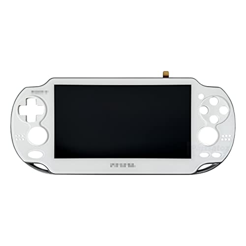 Rinbers LCD-Display mit Touch-Panel-Digitizer für Playstation PS Vita PSV 1000 1001 PCH-1001 PCH-1101, Weiß von Rinbers