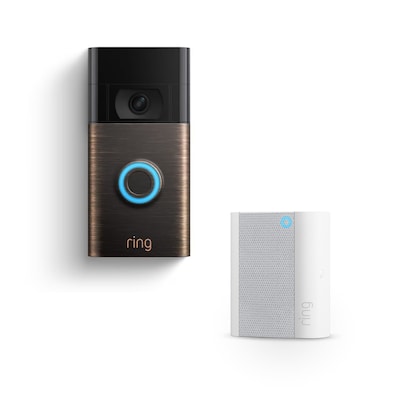 RING Video Doorbell Gen. 2 - Bronze, 1080p HD, Gegensprechfunktion, Türklingel + Chime von Ring